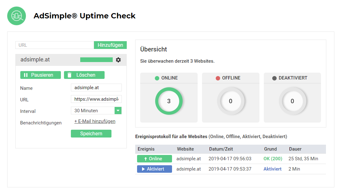 AdSimple-Uptime-Check